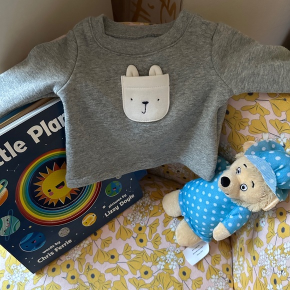 Baby Gap Brannan Bear Sweatshirt Newborn - Picture 1 of 8